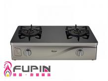 林內牌RTS-Q230G(B)台爐式感溫玻璃雙口爐展示圖