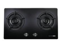 櫻花牌 G-2721GB 雙內焰 二口檯面爐 (黑色玻璃面板)