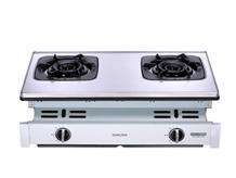 櫻花牌 G-6900S二口雙炫火珍珠壓紋嵌入爐