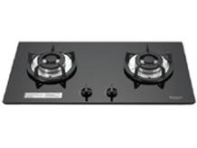 林內牌RB-202GH(B/W)  檯面式防漏玻璃雙口爐